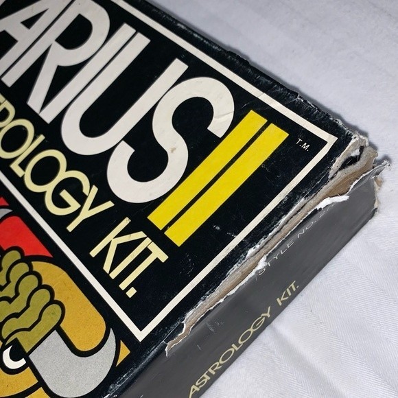 *ULTRA RARE* Vintage Aquarius Horoscope Kitsch Home Computer Astrology Kit 1970s - Picture 7 of 7